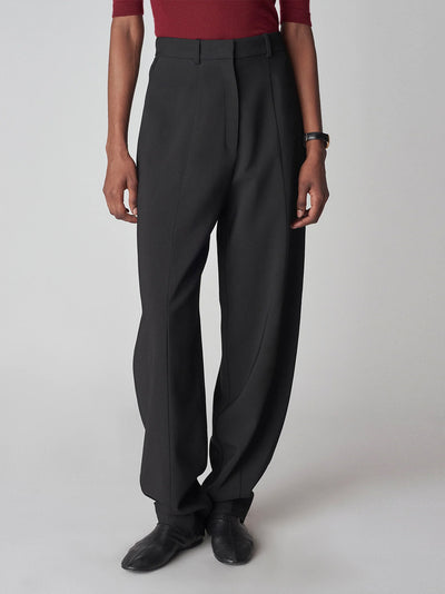 Pleated Trouser Black