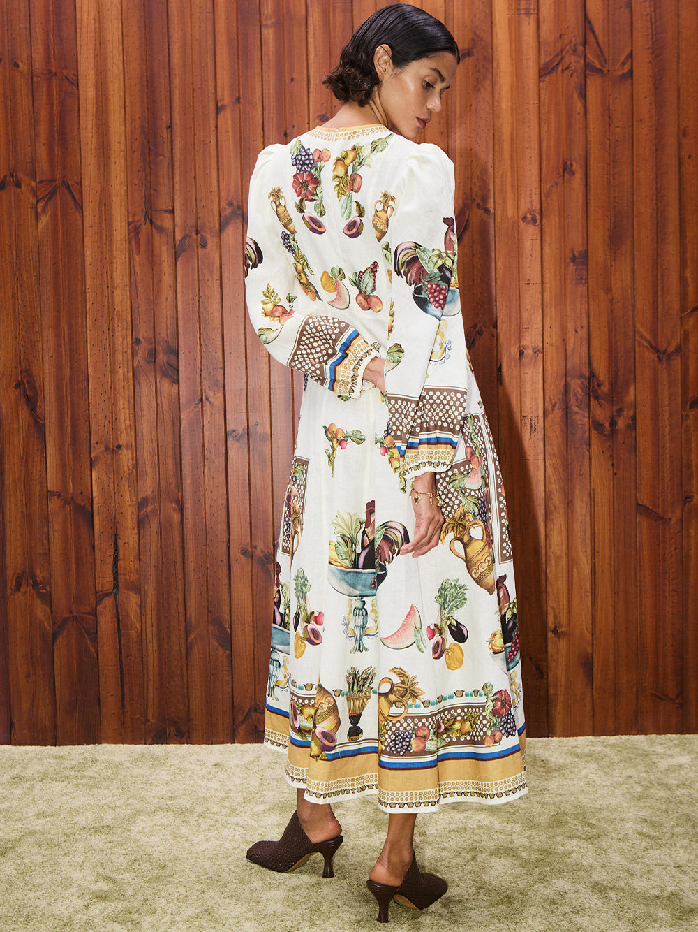 Mercado Midi Dress Multi
