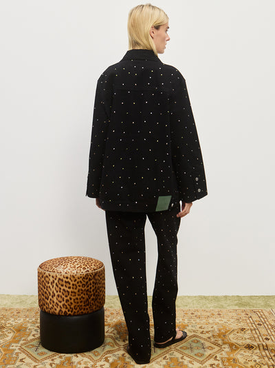 Simona Denim Jacket Black