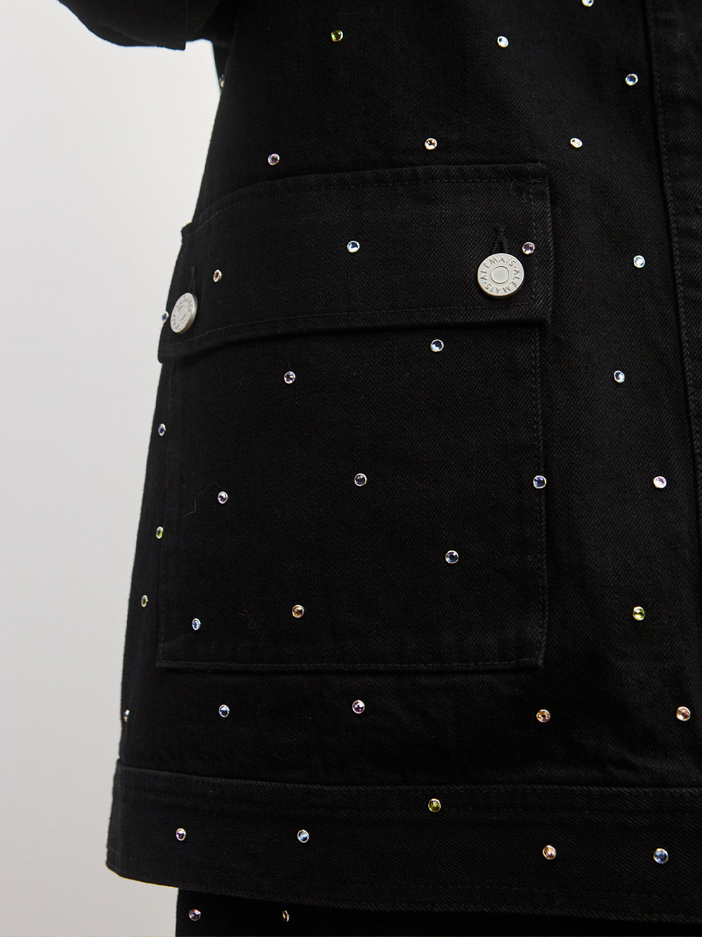 Simona Mid Rise Denim Jean Black