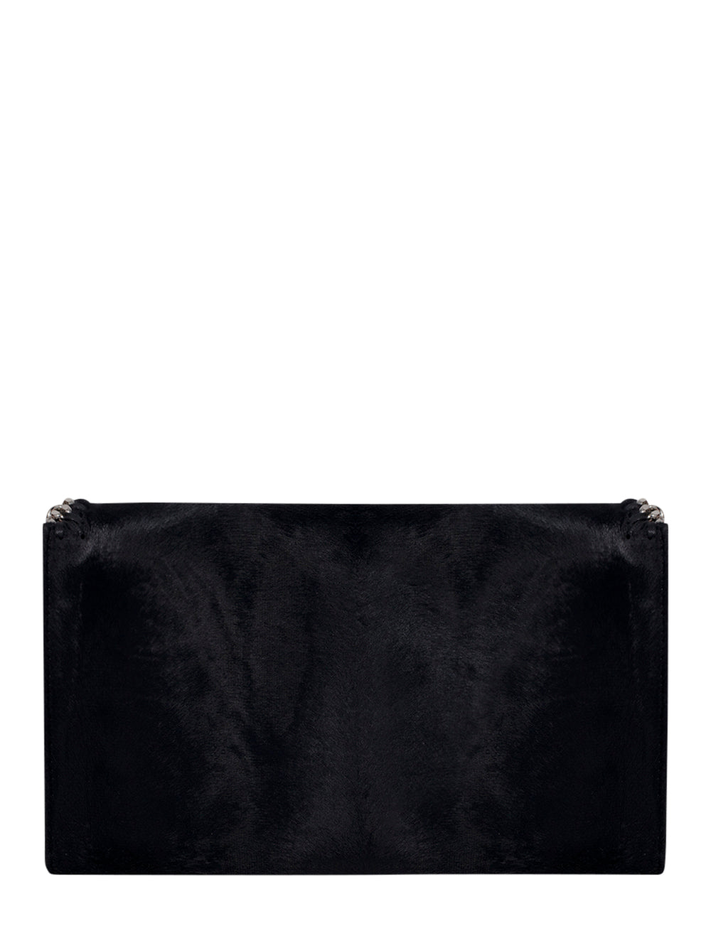 Falabella Wallet With Strap Silver Chain (Black)