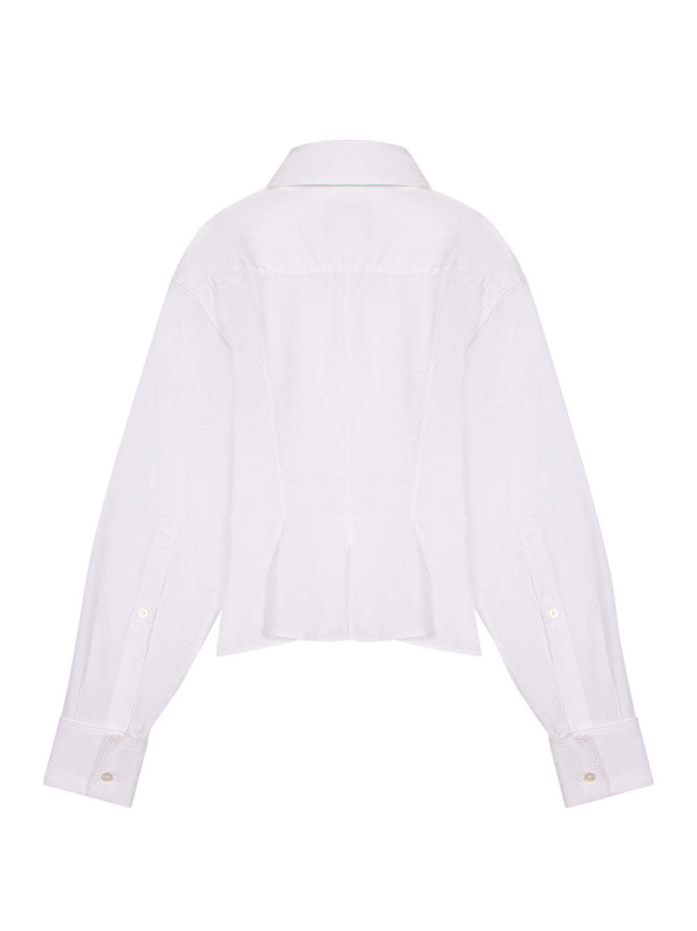 Peplum Shirt Pure White
