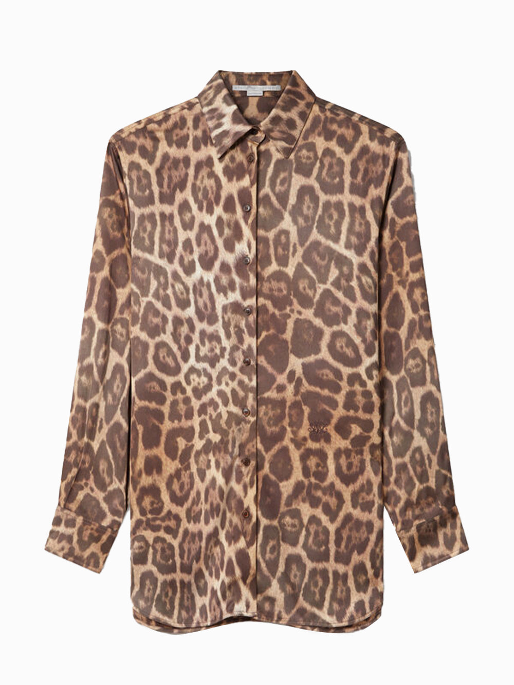 Leopard Oversized Shirt Multi Brown