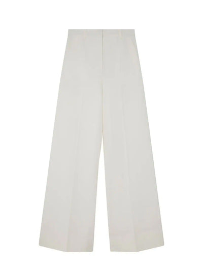 Flared Trousers Cream