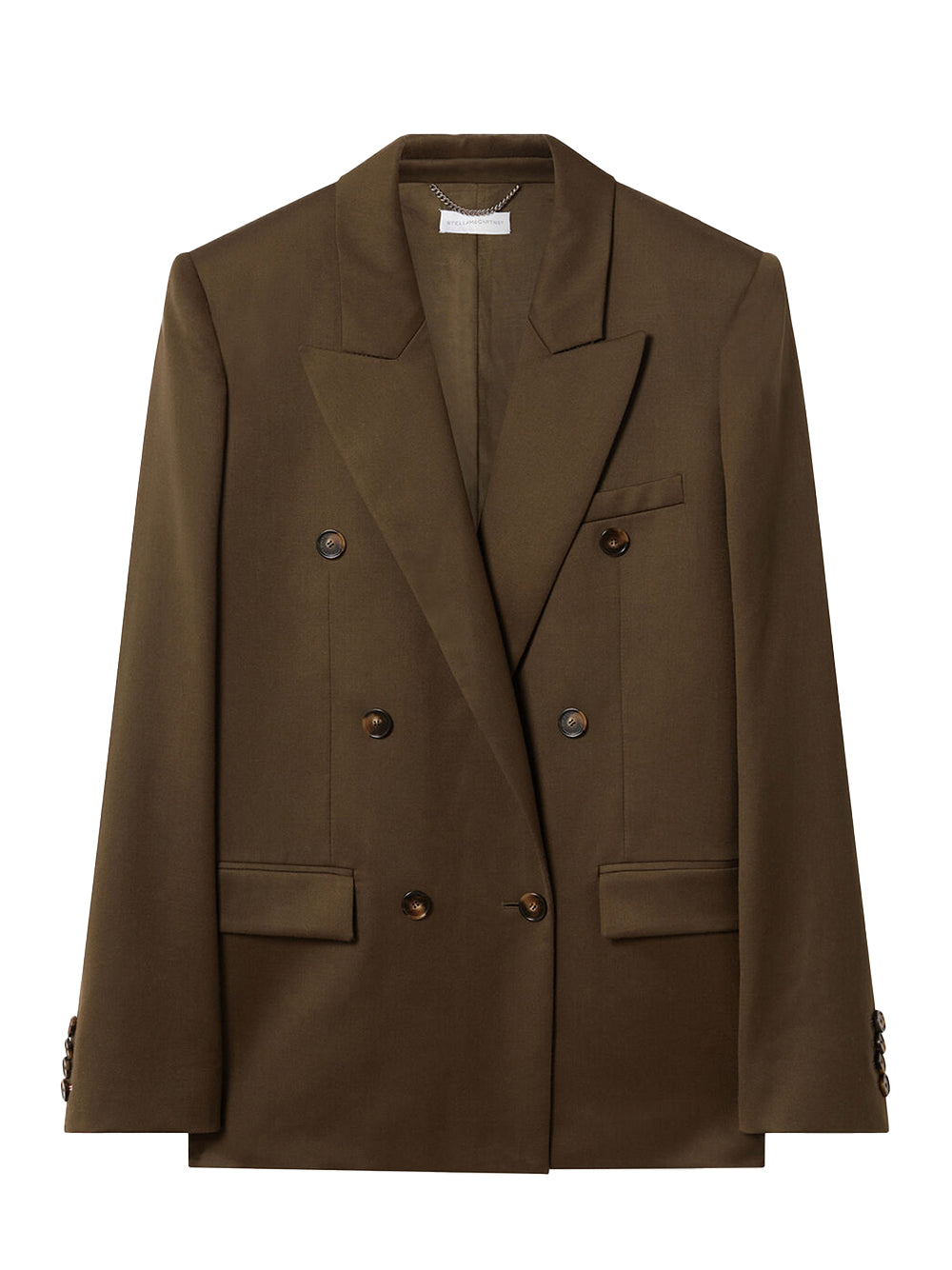 Double-Breasted Blazer Khaki