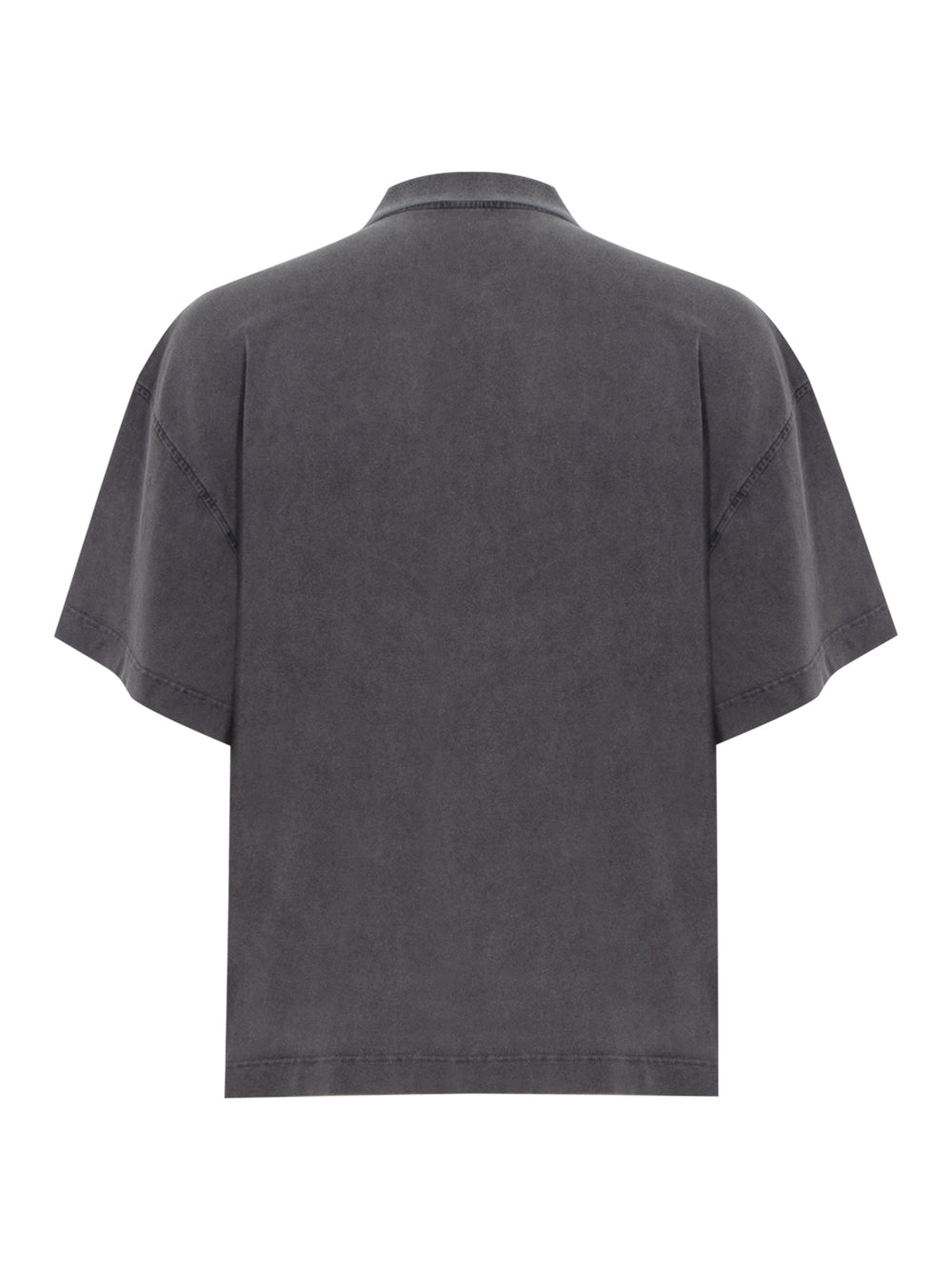 Short Sleeve Polo Tee (Vintage Grey)