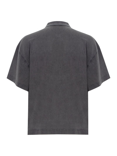 Short Sleeve Polo Tee (Vintage Grey)