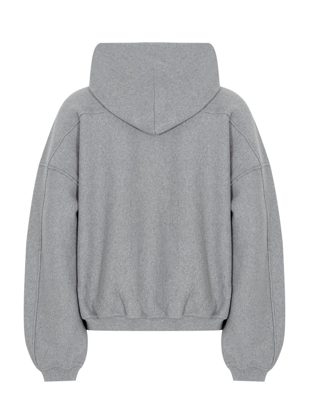 Zip Up Hoodie With Matte Star A Puff Logo Sidewalk