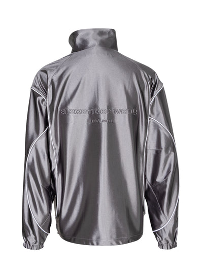 Track Jacket W/embossed Log Earl Grey