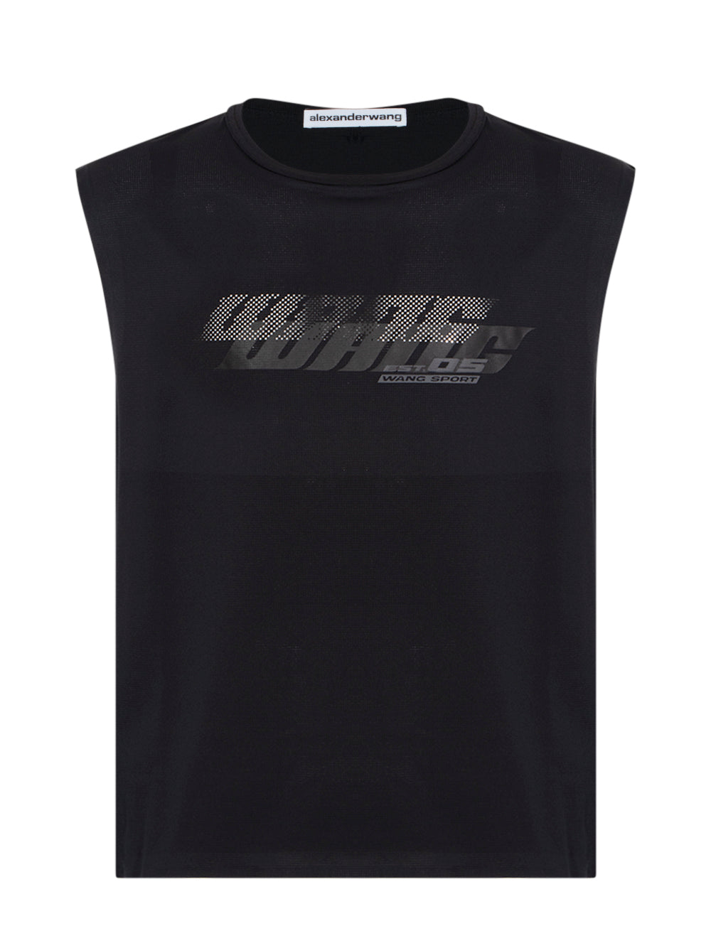 Muscle Tank W/ Graphic Logo Black