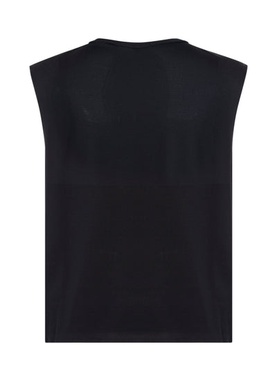 Muscle Tank W/ Graphic Logo Black
