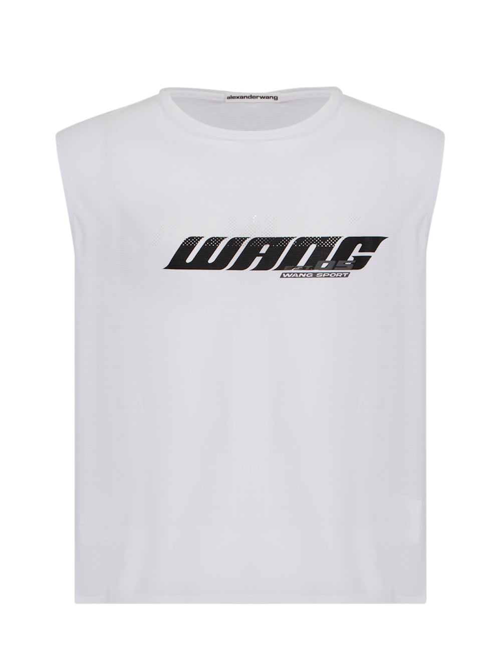 Muscle Tank W/ Graphic Logo White