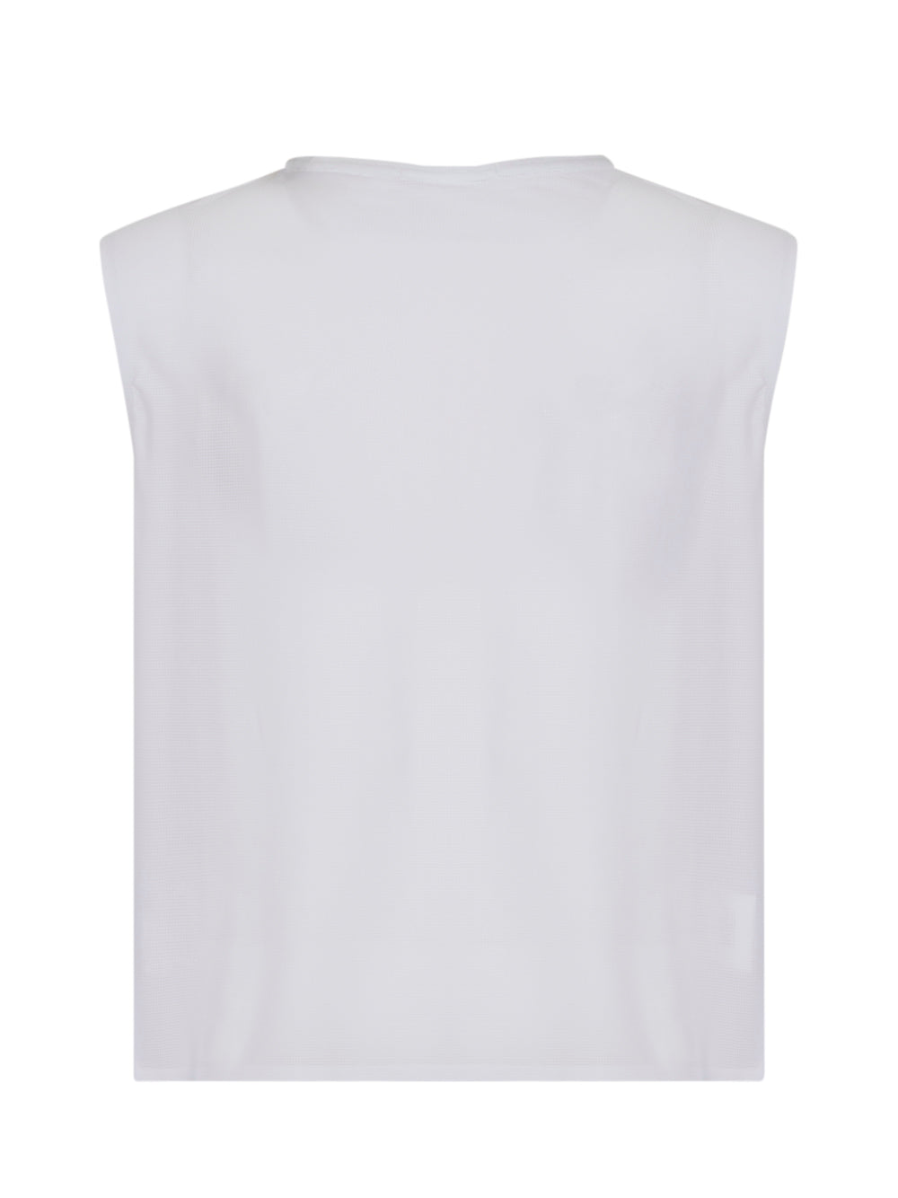 Muscle Tank W/ Graphic Logo White