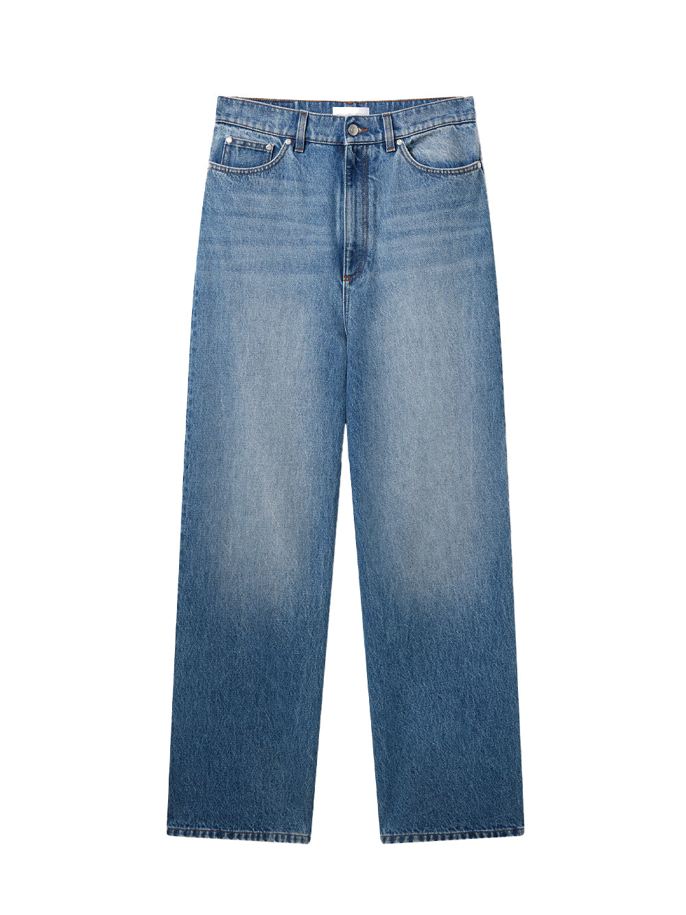 Iconic Blue Wide Leg Jeans Iconic Mid V