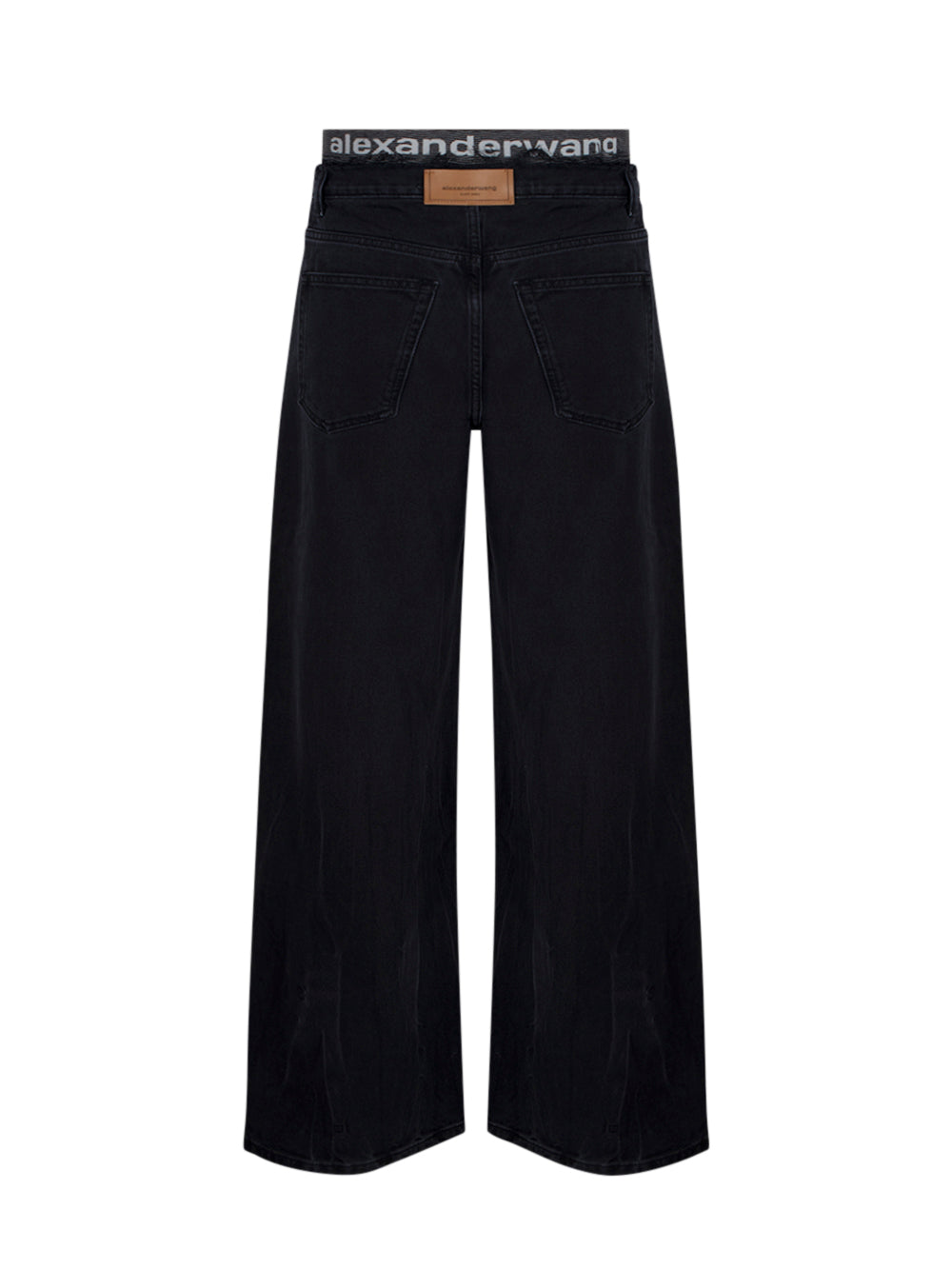 Pre-styled Jean Faded Black