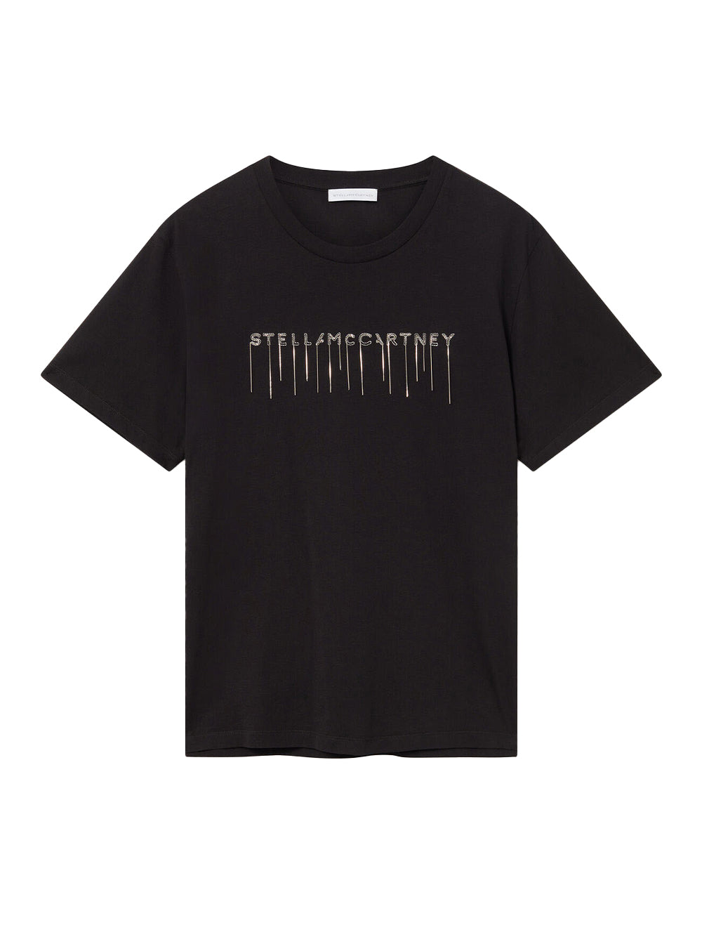 Logo-Embroidered Crewneck T-Shirt Black