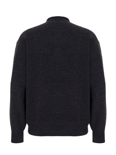 Turtleneck Henley (Charcoal)