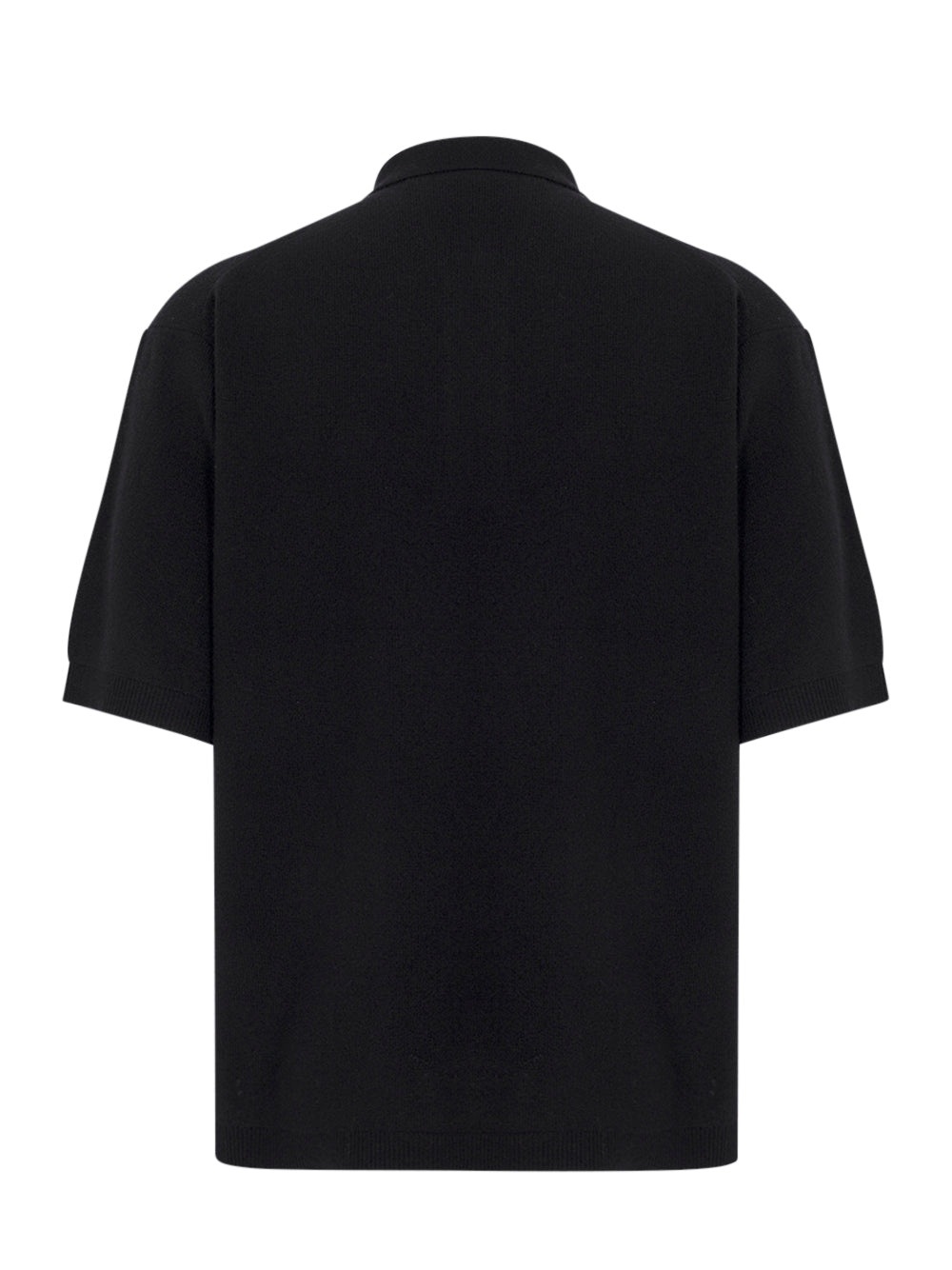 Wool Polo Shirt (Black)