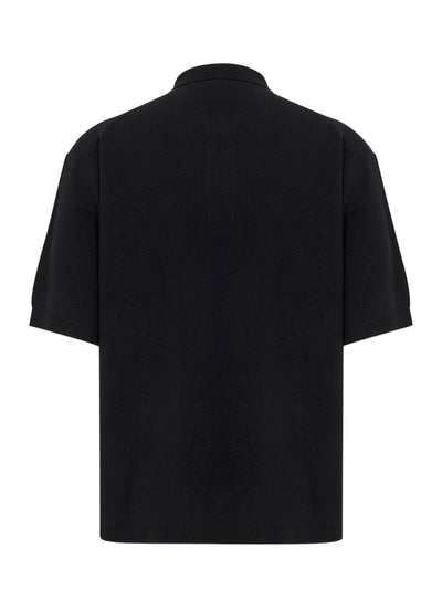 Wool Polo Shirt (Black)