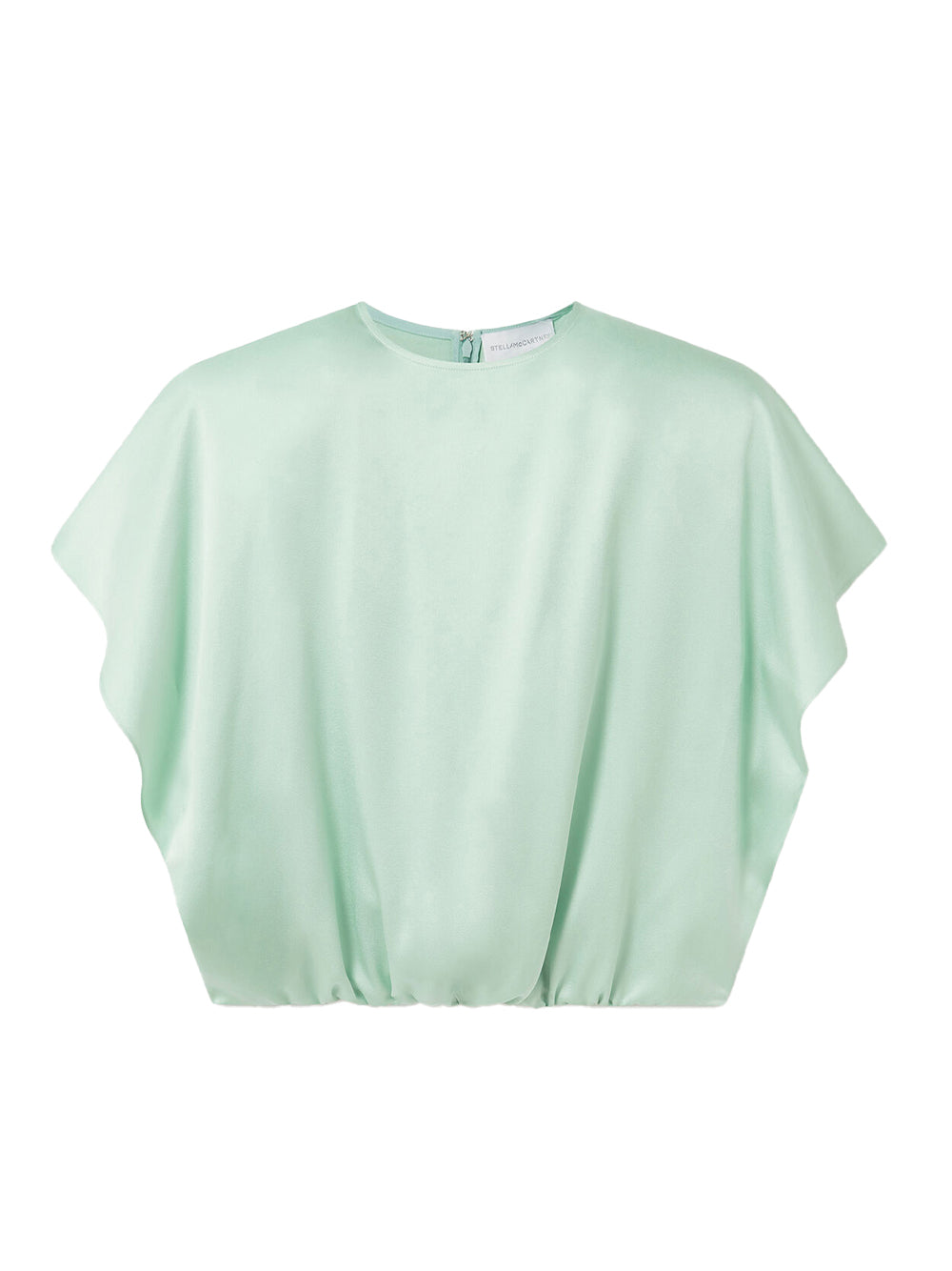 Cap-Sleeve Shoulder Pad Top Light Mint