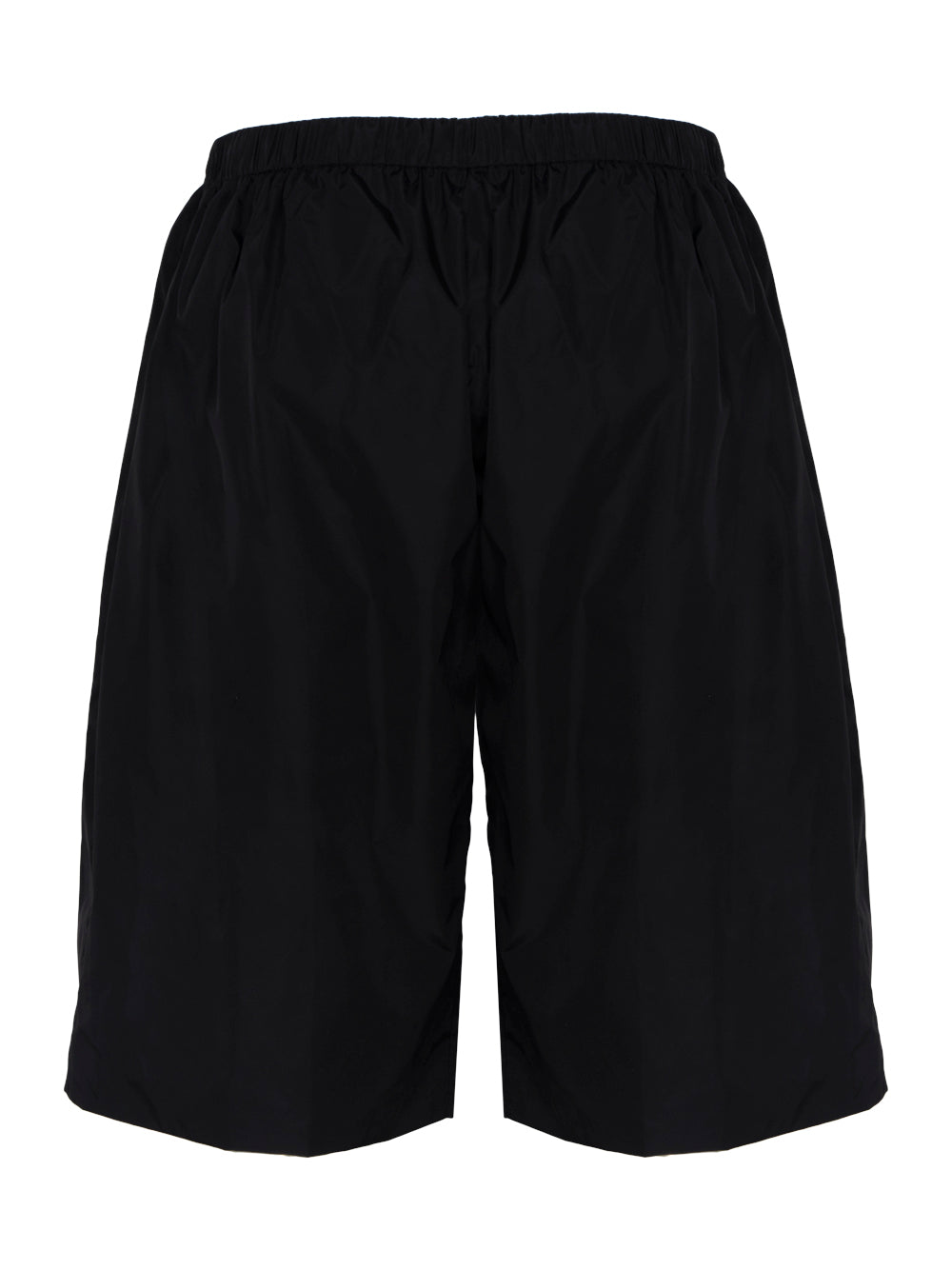 Pull On Shorts W/ Drawstring Black
