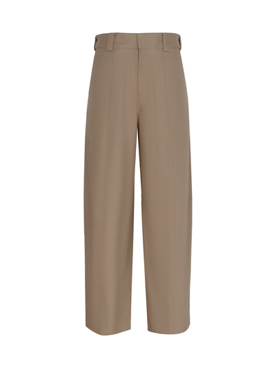 Tailored Trouser W/ Internal Elasticated Waistband Khaki