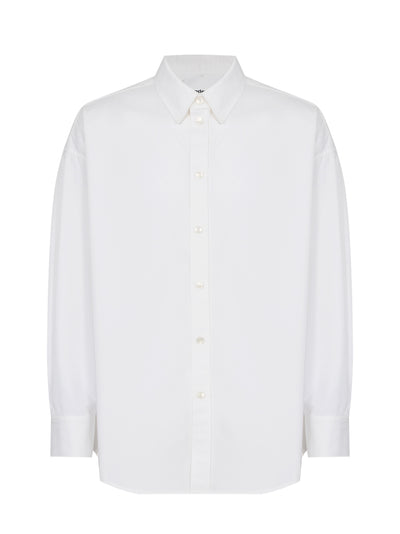 Classic Button-Up Shirt (White)