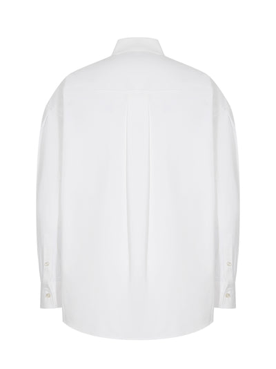 Classic Button-Up Shirt (White)
