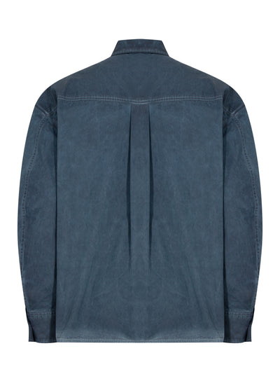 Oversized Workwear Shirt (Washed Graphite)