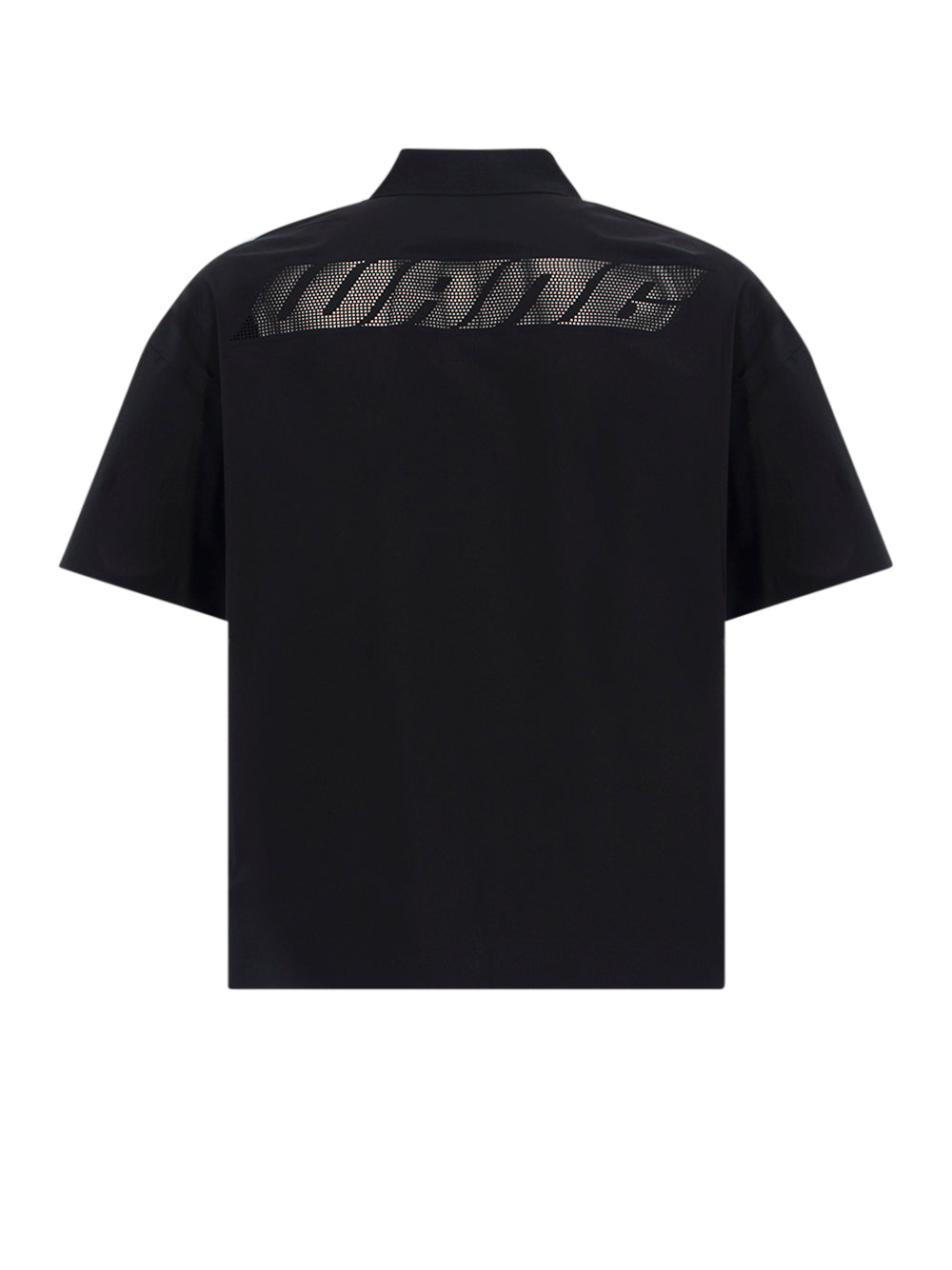 Tech Short Sleeve Button Up Black