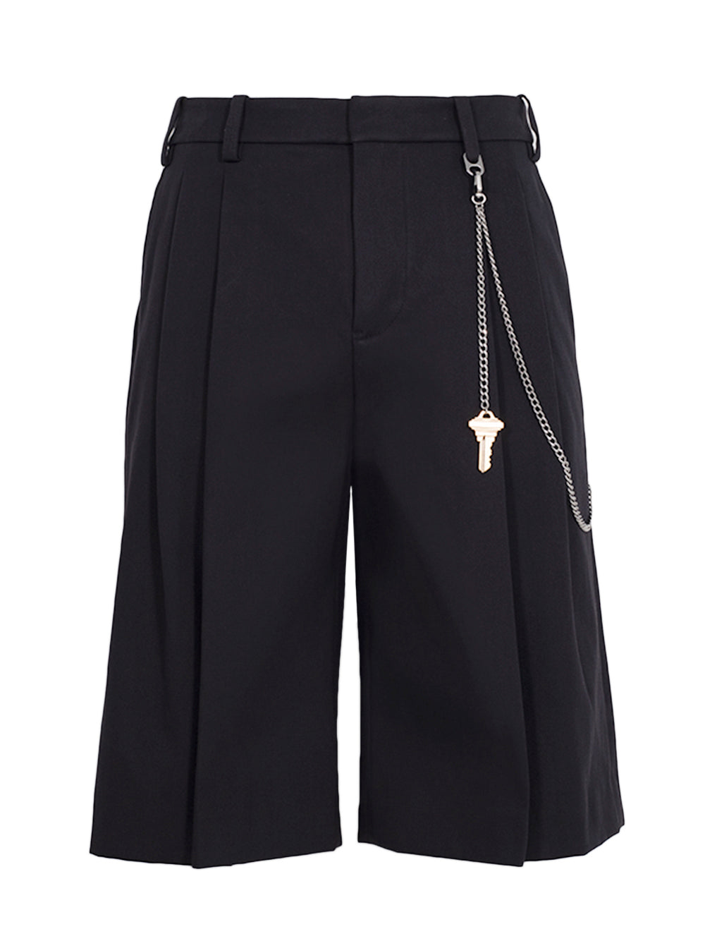 Tailored Short W/ Chain Black