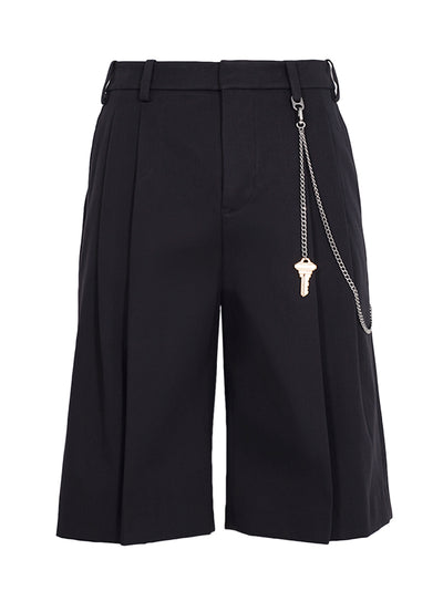 Tailored Short W/ Chain Black