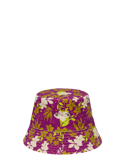 Team Wang Design I See The Lights  Reversible Bucket Hat  Anise Flower*Printb-Antique Moss