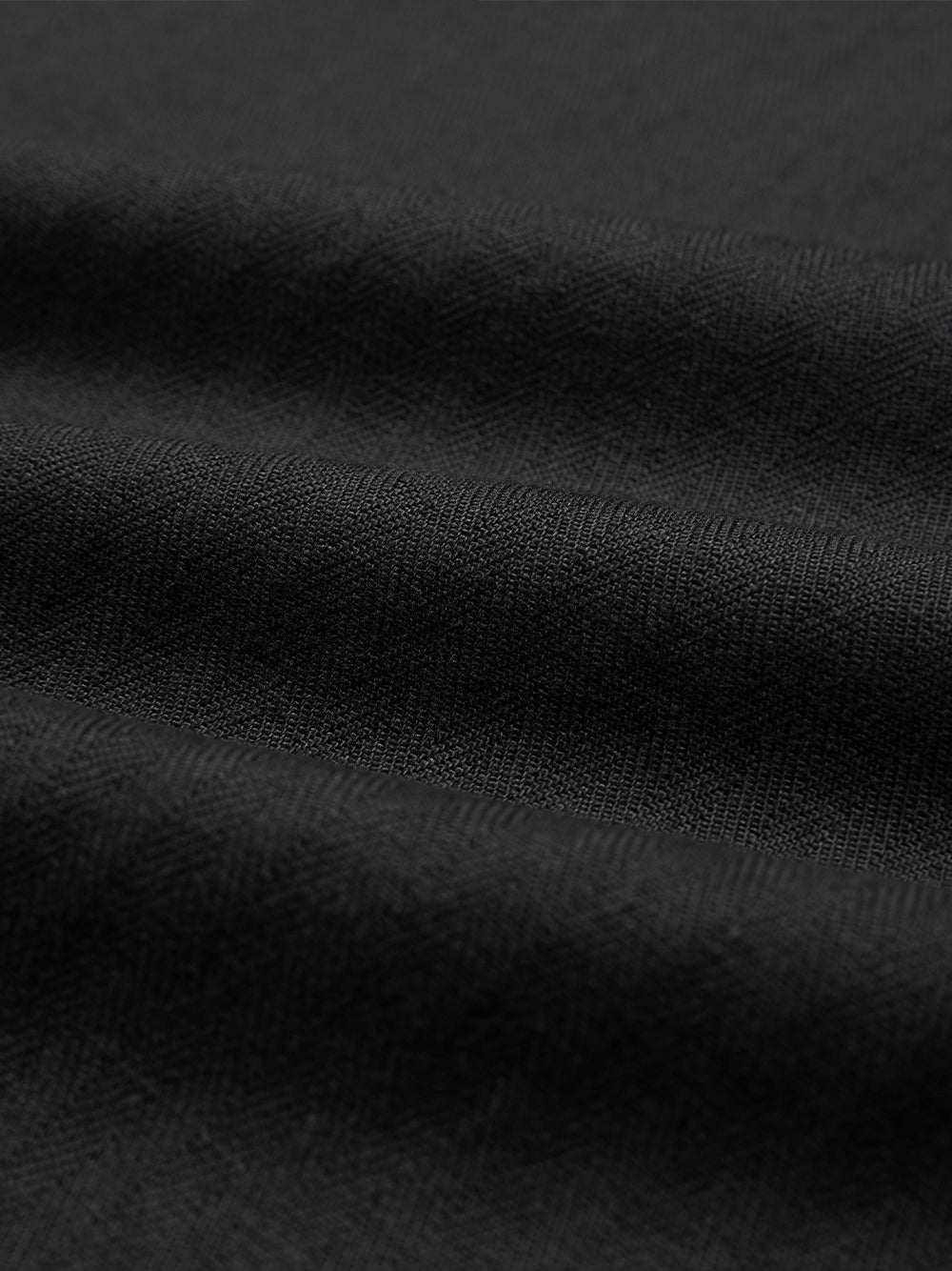 Herringbone Shirt Black