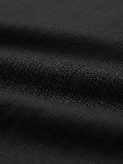 Herringbone Shirt Black