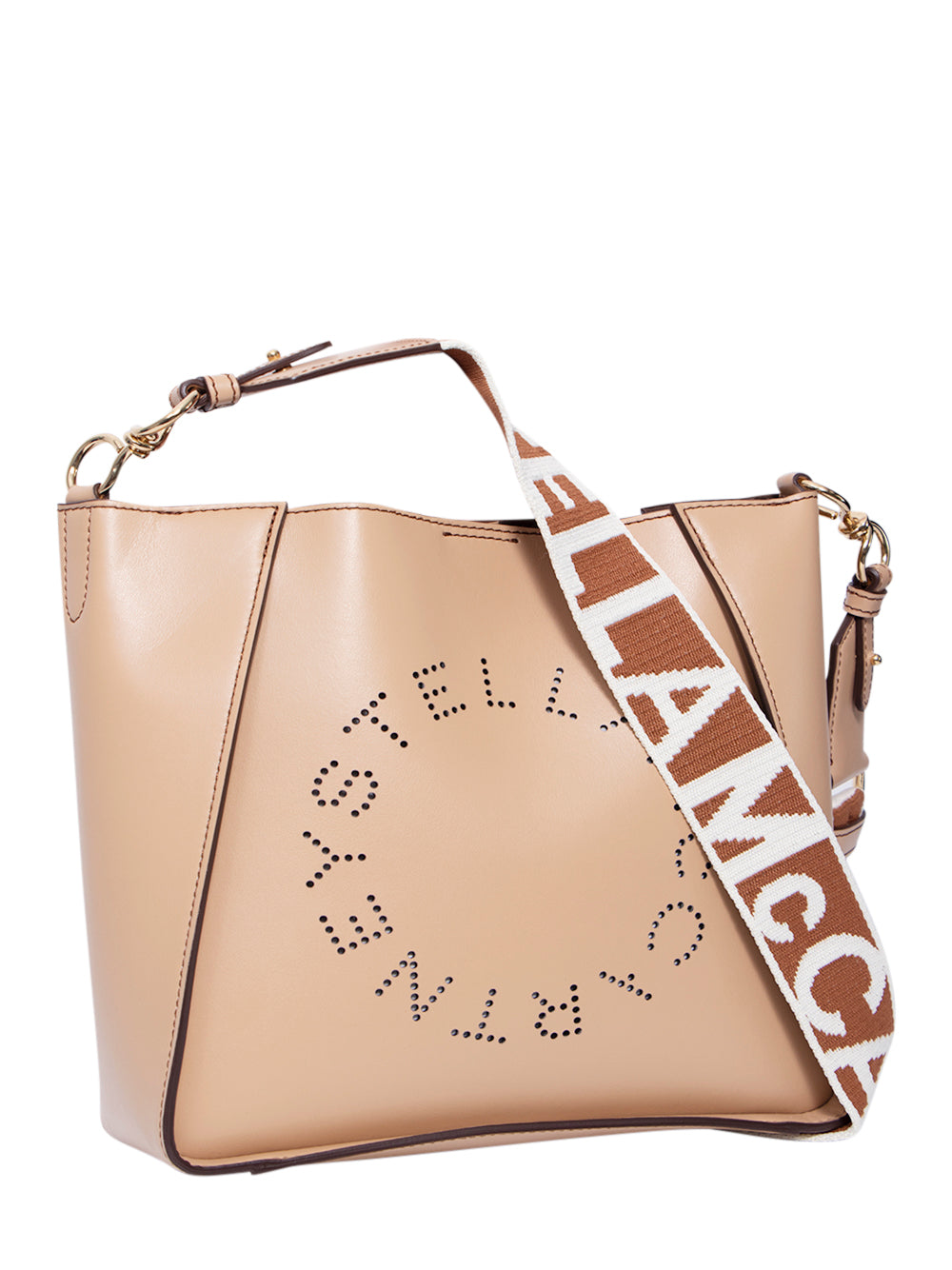 Logo Square Crossbody Bag (Fawn)