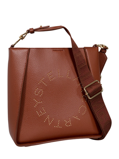 Logo Square Crossbody Bag (Auburn)