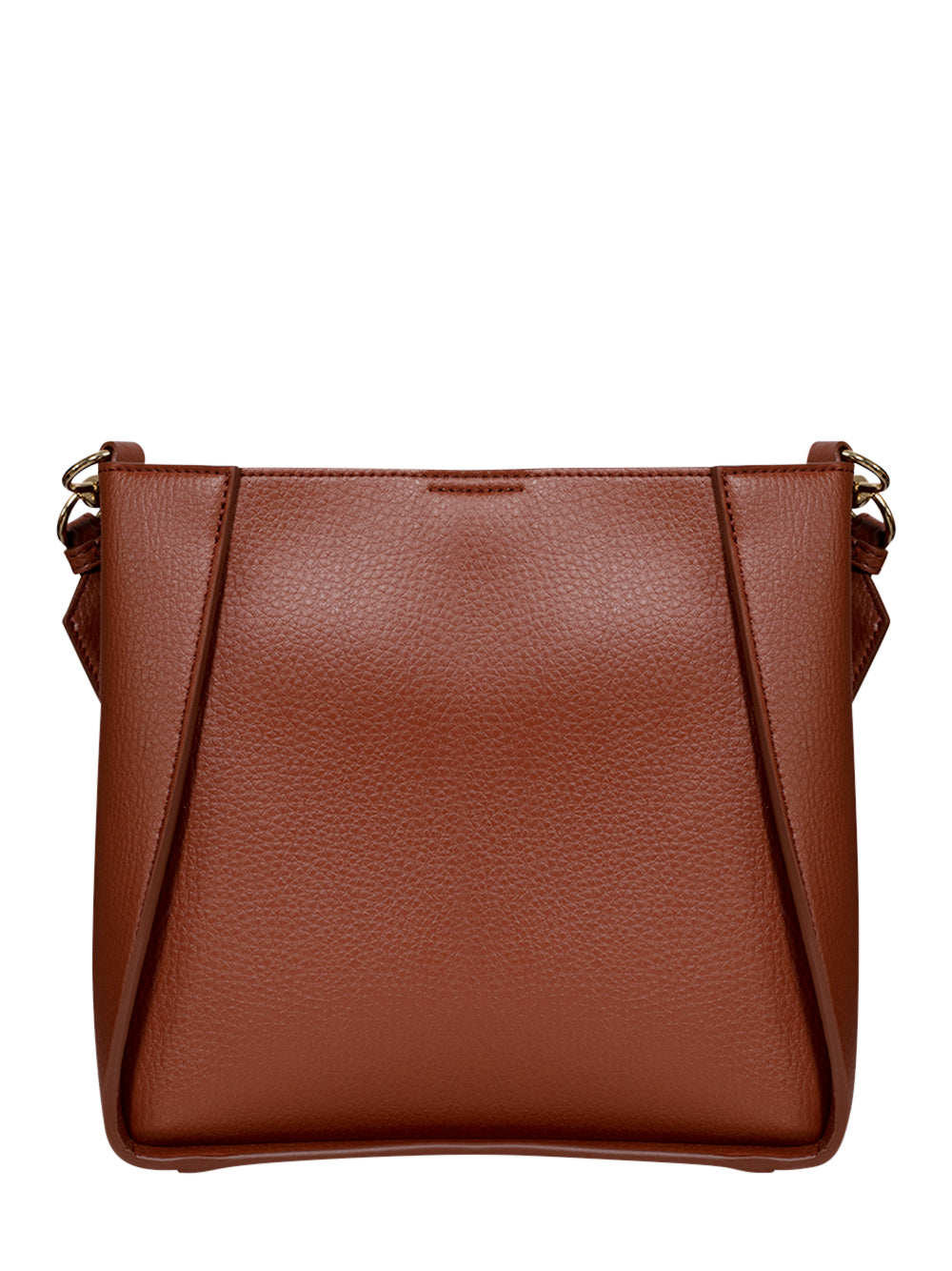 Logo Square Crossbody Bag (Auburn)