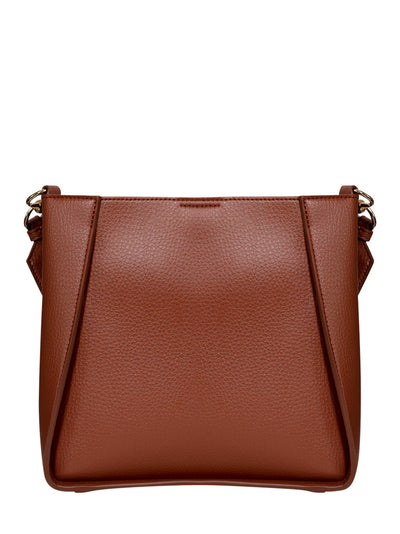 Logo Square Crossbody Bag (Auburn)