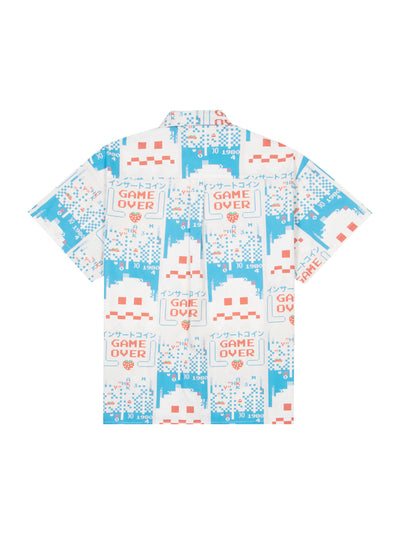 Short Sleeves Printed Shirt 06 Glitch Ghost