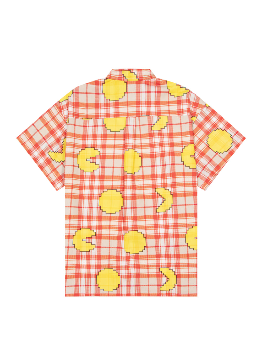 Short Sleeves Printed Shirt 02 (Red Check)