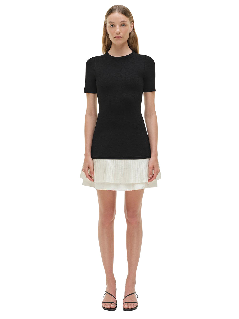 Lorin S/s Mini Dress Black Multi