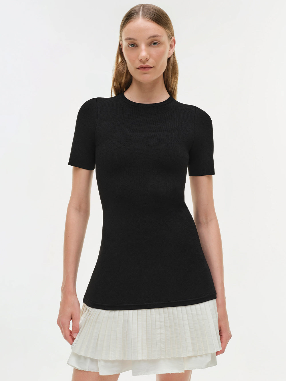 Lorin S/s Mini Dress Black Multi
