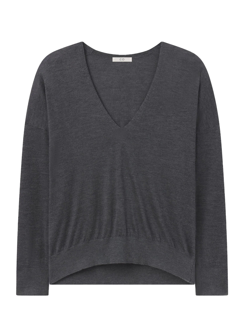 V-neck Sweater Grey