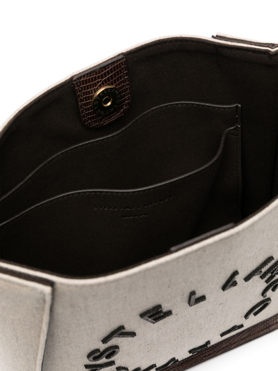 Crossbody Bag Eco Canvas & Embossed Eco Alter Mat Birch