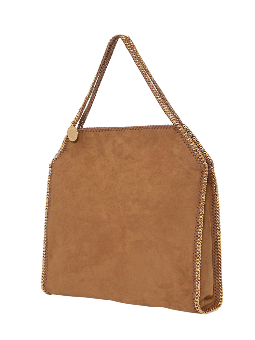 Baby Bella Large Shoulder Tote Bag (Suede Brandy)