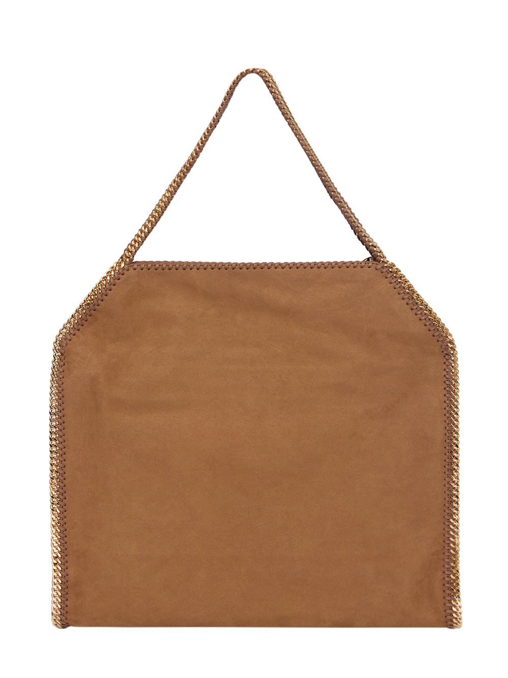 Baby Bella Large Shoulder Tote Bag (Suede Brandy)