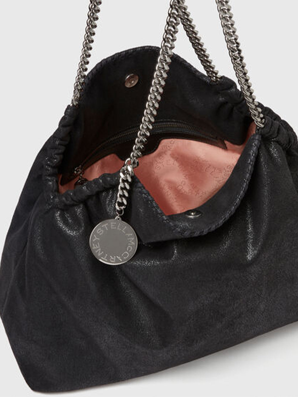 Falabella Drawstring Tote Bag Black