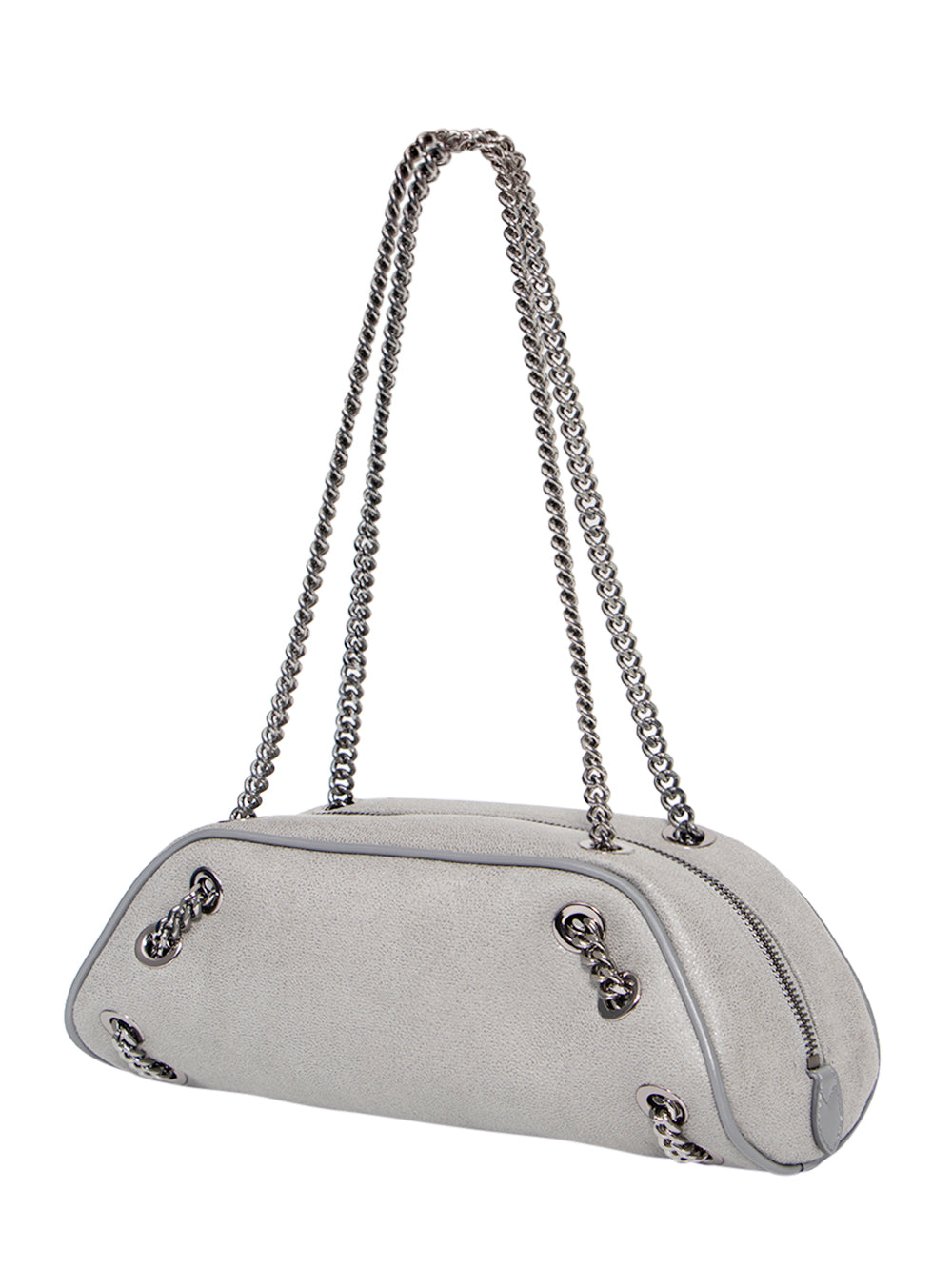 Falabella Bowling Shoulder Bag (Light Grey)