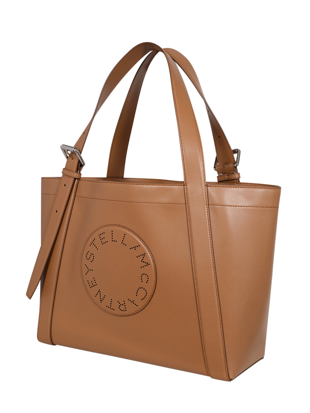 Logo Belt Crossbody Tote Bag (Bik Ginger)